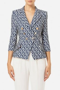 Elisabetta Franchi Blazers Blue -Elisabetta Franchi Winkel d371312c7e479201456a0980e8e18b1a