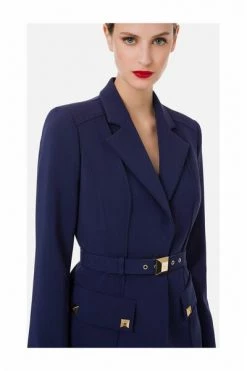 Elisabetta Franchi Blazers Blue -Elisabetta Franchi Winkel d37f9ac3753770f5f3d5863f48207e6f