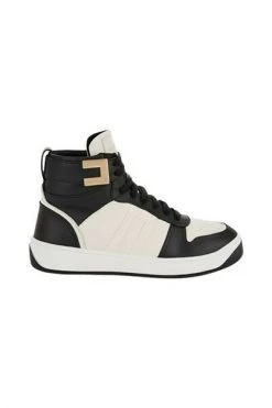 Elisabetta Franchi High-top Sneakers With Logo Black -Elisabetta Franchi Winkel d396a2bfa1709396fa16ae951d46f19f