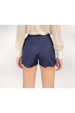 Elisabetta Franchi Korte Broeken Short Shorts Blue