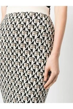 Elisabetta Franchi Midirokken Midi Skirts Black -Elisabetta Franchi Winkel d4011d6819f44f9bfe73d5060f03e651