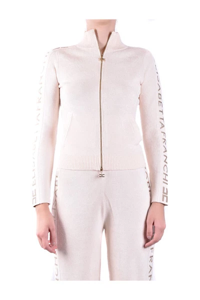 Elisabetta Franchi Vesten Knitwear Beige 1 Elisabetta Franchi Vesten Knitwear Beige