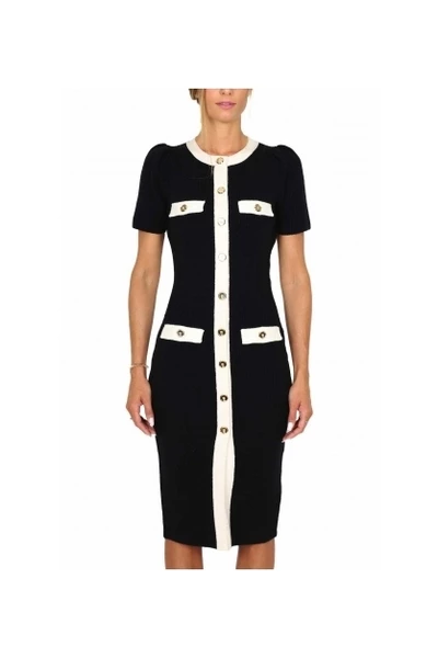 Elisabetta Franchi Casual Jurken Dresses Black 4 Elisabetta Franchi Casual Jurken Dresses Black - Afbeelding 4