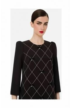 Elisabetta Franchi Blousejurken Shirt Dresses Black