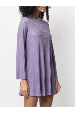 Elisabetta Franchi Casual Jurken JURK Purple -Elisabetta Franchi Winkel d48af0b74d88ff613e31b2ca4d85d7b2