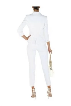 Elisabetta Franchi Blazers Blazer White -Elisabetta Franchi Winkel d48b135fd11093e317214fc2515415c1