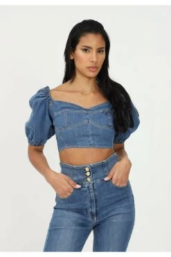 Elisabetta Franchi Shirts Top Blue 8 Elisabetta Franchi Shirts Top Blue -Elisabetta Franchi Winkel d4a3548fc6804888e331e7201ab39c03