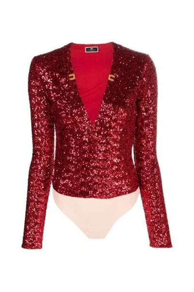 Elisabetta Franchi Bodies Body Red 3 Elisabetta Franchi Bodies Body Red - Afbeelding 3