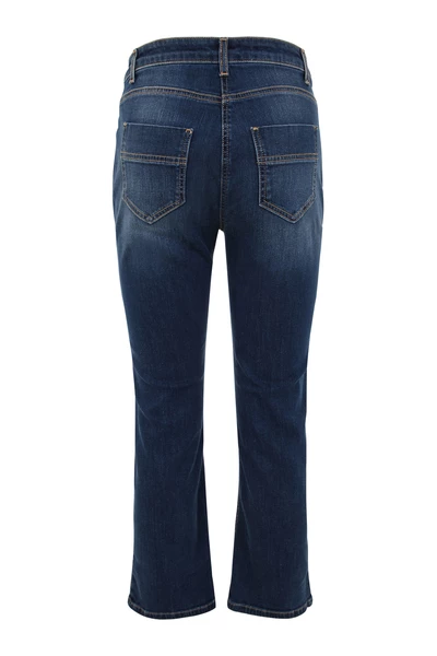 Elisabetta Franchi Cropped Jeans Blue 3 Elisabetta Franchi Cropped Jeans Blue - Afbeelding 3