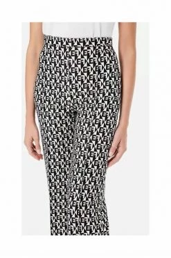 Elisabetta Franchi Wijde Broeken Wide Trousers Black -Elisabetta Franchi Winkel d4fab87a9e872b0cf269a981468a8728