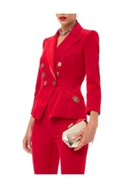 Elisabetta Franchi Blazers JACKET Red -Elisabetta Franchi Winkel d5231f0b63ff53c1790e7bd9e900c42e
