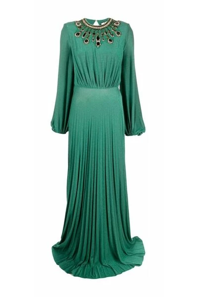 Elisabetta Franchi Jurken Gowns Green 1 Elisabetta Franchi Jurken Gowns Green