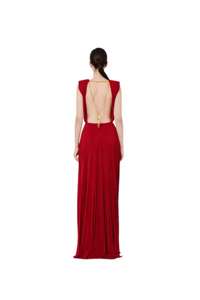 Elisabetta Franchi Jurken Occasion Dresses Red 4 Elisabetta Franchi Jurken Occasion Dresses Red - Afbeelding 4