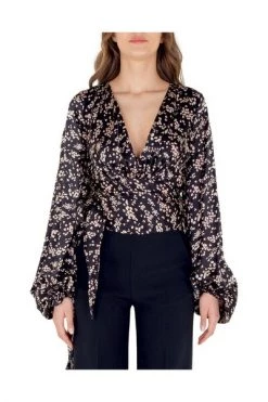 Elisabetta Franchi Blouses Floral Print Blouse Black -Elisabetta Franchi Winkel d5ec187a7c36d71c21309eaf97ac6f82