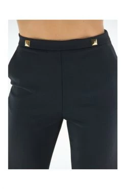 Elisabetta Franchi Pantalons Slim-fit Trousers Black