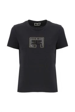 Elisabetta Franchi T-Shirts Black -Elisabetta Franchi Winkel d619ed6e3f23790bcf7f5f56af4848e6