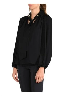 Blouses ELISABETTA FRANCHI Blouse Black -Elisabetta Franchi Winkel d649c8b60f0c6a339712dee8e7b568d8