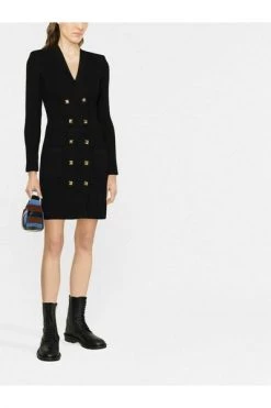 Elisabetta Franchi Casual Jurken Short Dresses Black