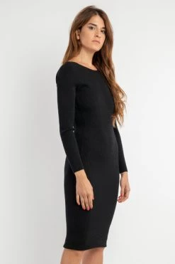 Casual Jurken Elisabetta Franchi Dresses Black Black