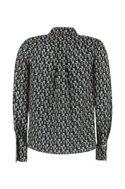 Elisabetta Franchi Blouses Rhombus Shirt Black -Elisabetta Franchi Winkel d7cfb0e24db5a50f6fd6cc5f62252677