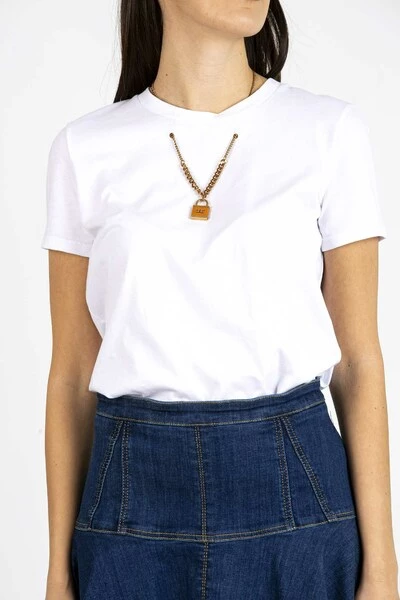 Elisabetta Franchi T-shirts T/SHIRT White 2 Elisabetta Franchi T-shirts T/SHIRT White - Afbeelding 2