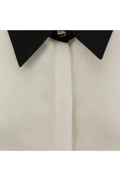 Elisabetta Franchi Longsleeve Shirts Long Sleeve Blouse White -Elisabetta Franchi Winkel d8a58eb0e85185c318f570603ef2e855