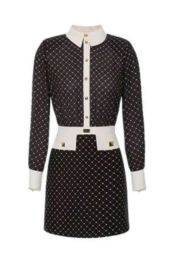 Elisabetta Franchi Blousejurken Shirt Dresses Black -Elisabetta Franchi Winkel d8d2cd7a58687d10ba448e29ff8f31fc