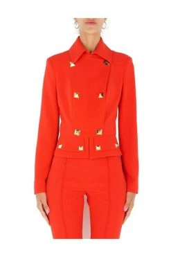 Elisabetta Franchi Blazers Red