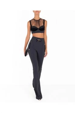 Elisabetta Franchi Sleeveless Tops Black -Elisabetta Franchi Winkel d927018f643feef6a49b34e2dd95e496