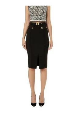 Elisabetta Franchi Midirokken Skirt Black -Elisabetta Franchi Winkel d94c3a30b0238be38e1a63febd1e2b77