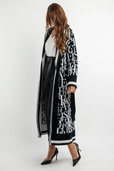 Trenchcoats & Mantels Elisabetta Franchi Coats Black 3 Trenchcoats & Mantels Elisabetta Franchi Coats Black - Afbeelding 3