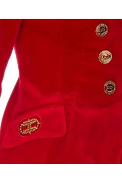 Blazers Elisabetta Franchi Jackets Red