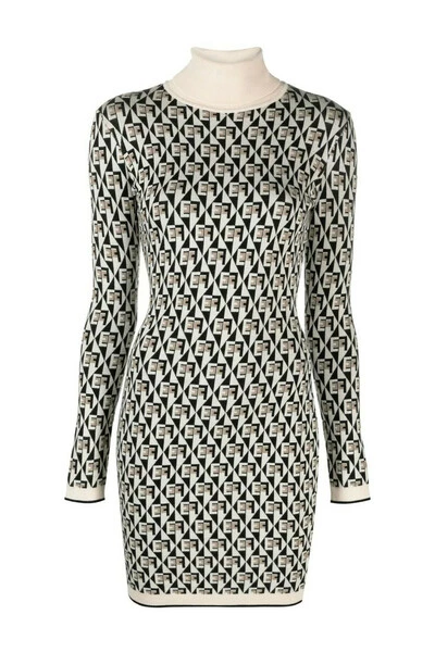 Elisabetta Franchi Casual Jurken Knitted Dresses Black 1 Elisabetta Franchi Casual Jurken Knitted Dresses Black
