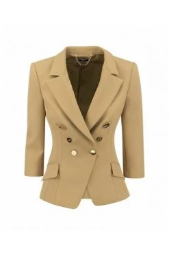 Elisabetta Franchi Blazers Fitted Jacket With Lapels Beige 8 Elisabetta Franchi Blazers Fitted Jacket With Lapels Beige -Elisabetta Franchi Winkel dabdccb72fc1bc343dd5ae296955fdc7