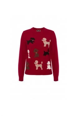 Elisabetta Franchi Sweaters Round-neck Knitwear Red