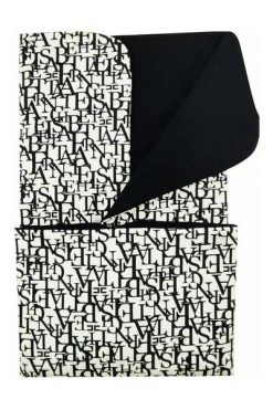 Elisabetta Franchi Kindertextiel My Girl Cover Baby Girl Butter Butter Printed Cotton Sweatshirt White