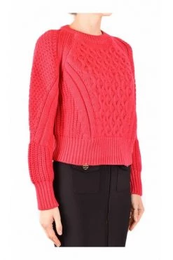 Elisabetta Franchi Truien & Vesten MK54S96E2 SWEATER Pink