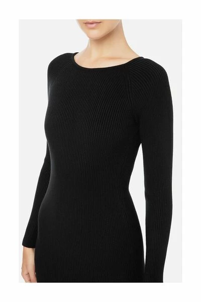 Elisabetta Franchi Casual Jurken Midi Dresses Black 1 Elisabetta Franchi Casual Jurken Midi Dresses Black