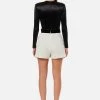 Elisabetta Franchi Korte Broeken Casual Shorts White