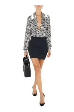 Elisabetta Franchi Korte Rokken Skirt GO46826E2 Black -Elisabetta Franchi Winkel dc00fee9f75714b0bab265c25de9258d