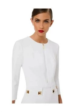 Elisabetta Franchi Casual Jurken Dress White -Elisabetta Franchi Winkel dc1b361e74bd28059363f4e51cf69f36