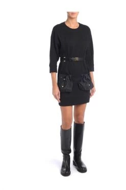 Elisabetta Franchi Casual Jurken Dresses Black