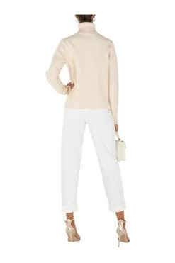 Elisabetta Franchi Coltruien Knitwear MK49S26E2 Beige -Elisabetta Franchi Winkel dcc5fa70111b02c62abb3c48bd35a4c5
