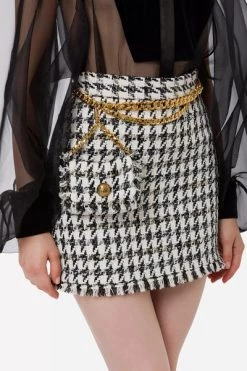 Elisabetta Franchi Korte Rokken Short Skirts White -Elisabetta Franchi Winkel dcca4d33470d47b37634419103c89eba