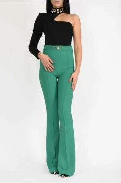 Elisabetta Franchi Chino's Chinos Green -Elisabetta Franchi Winkel dce2dc3b67e6ebe7b5bfe90b17e3f7f5