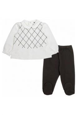 Elisabetta Franchi Sets Set Consisting Of Sweater And Pants White -Elisabetta Franchi Winkel dd10422dc04961ebbf29253fb5359d18