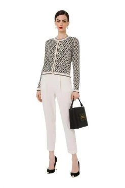 Elisabetta Franchi Vesten Cardigan Black