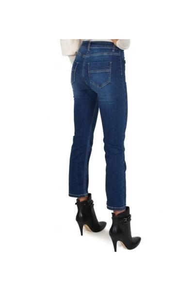 Elisabetta Franchi Cropped Jeans Blue 5 Elisabetta Franchi Cropped Jeans Blue - Afbeelding 5