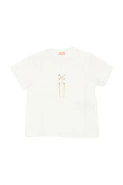 Elisabetta Franchi T-shirts T-shirt EFTS170JE95KE004 White