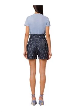 Elisabetta Franchi Korte Broeken Shorts Blue -Elisabetta Franchi Winkel de1f80d5b70f6285efc9ab2d2f9d90d0